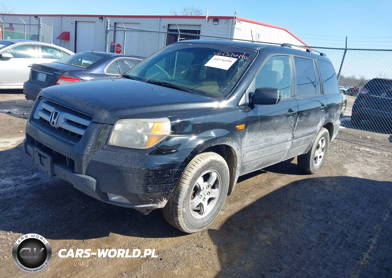 2007 Honda Pilot Ex-L VIN:2HKYF18627H523078 - 2