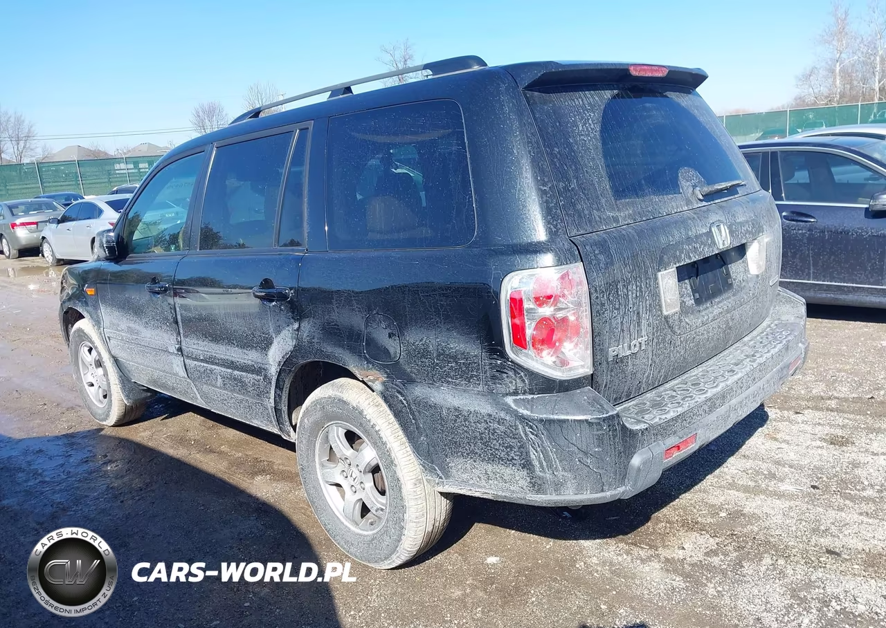 2007 Honda Pilot Ex-L VIN:2HKYF18627H523078 - 3