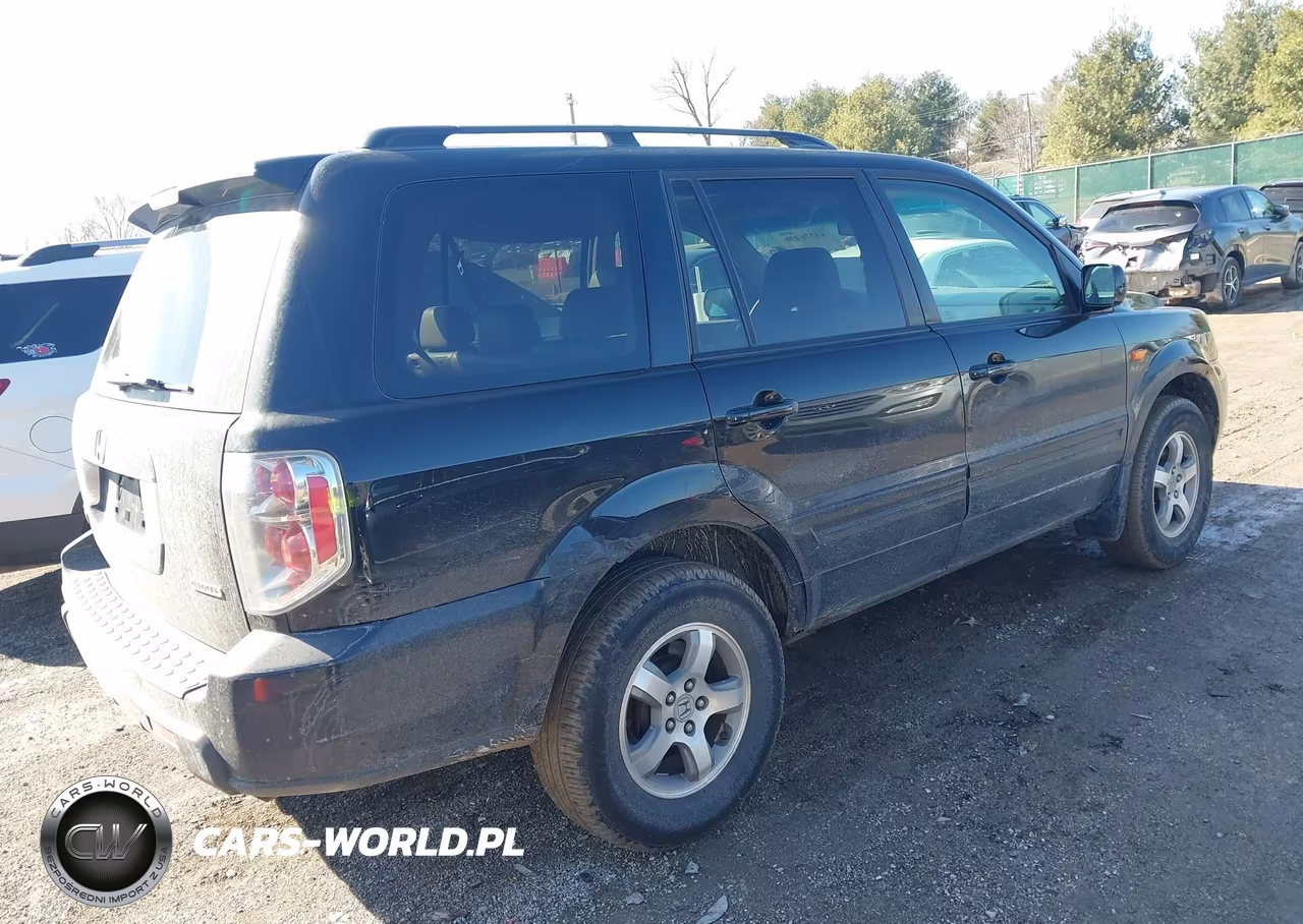 2007 Honda Pilot Ex-L VIN:2HKYF18627H523078 - 4