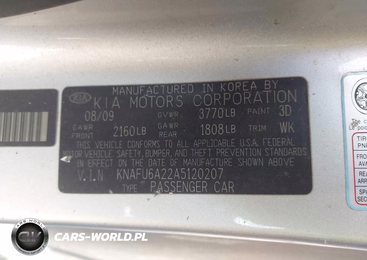 2010 Kia Forte Koup Ex VIN:KNAFU6A22A5120207 - 9