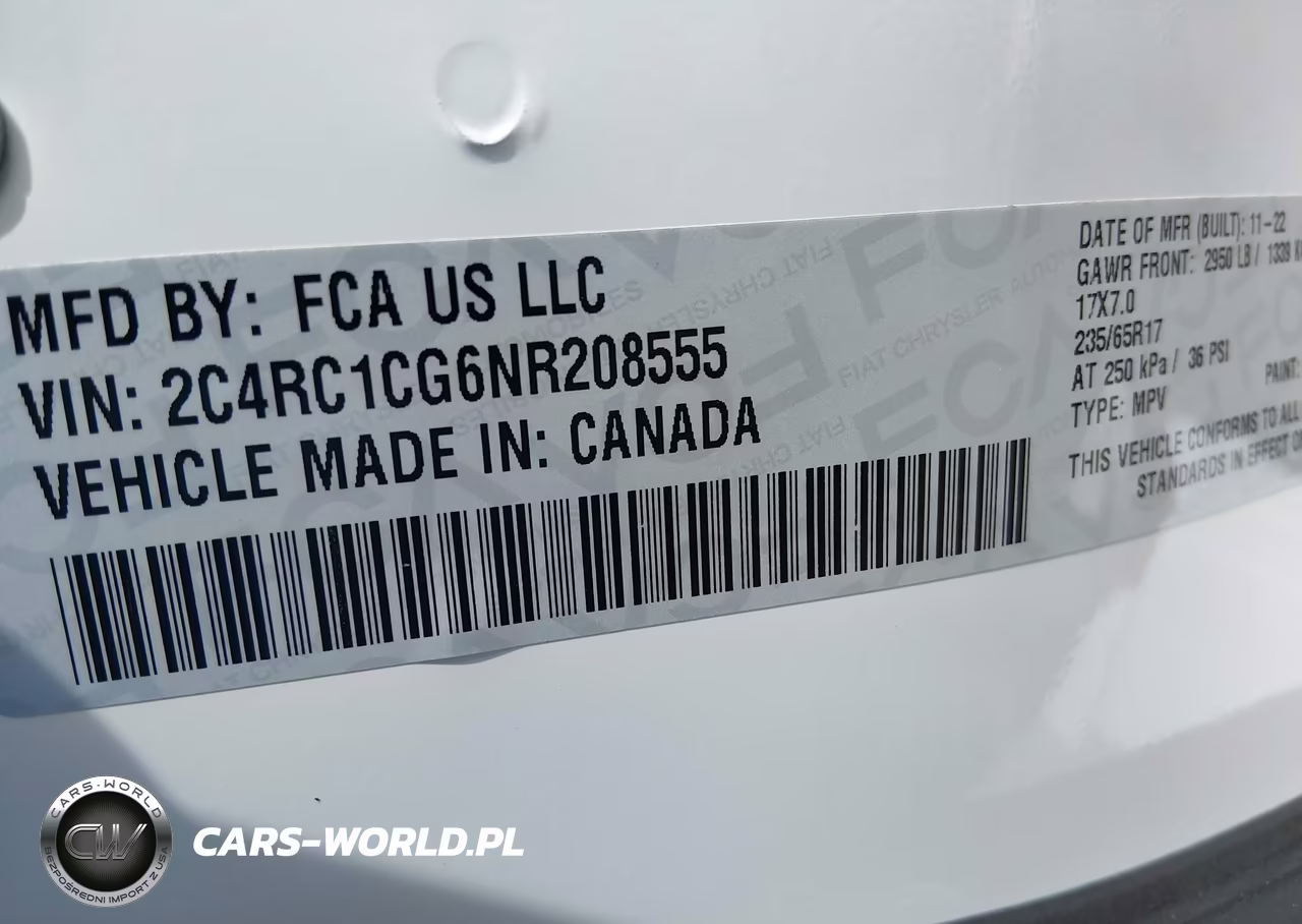 2022 Chrysler Voyager Lx VIN:2C4RC1CG6NR208555 - 9
