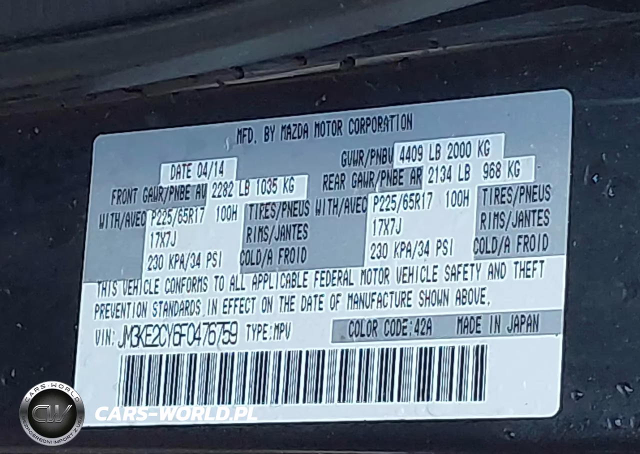 2015 Mazda Cx-5 Touring VIN:JM3KE2CY6F0476759 - 9