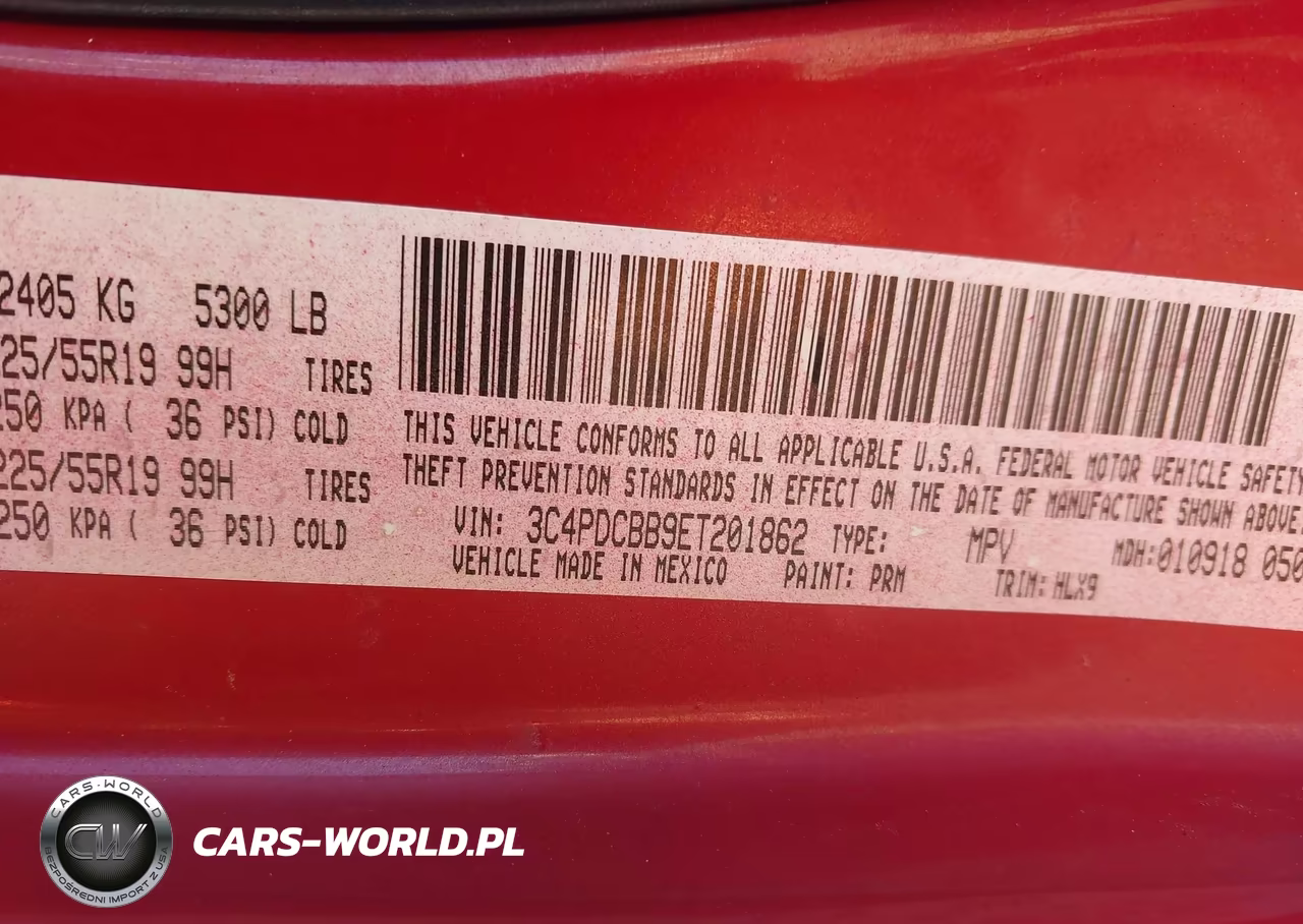 2014 Dodge Journey Sxt VIN:3C4PDCBB9ET201862 - 9