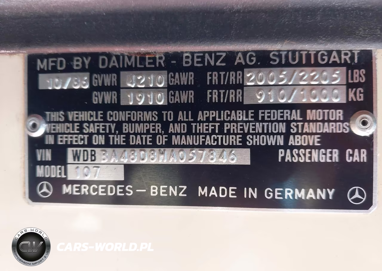 1987 Mercedes-Benz 560 Sl VIN:WDBBA48D8HA057846 - 9