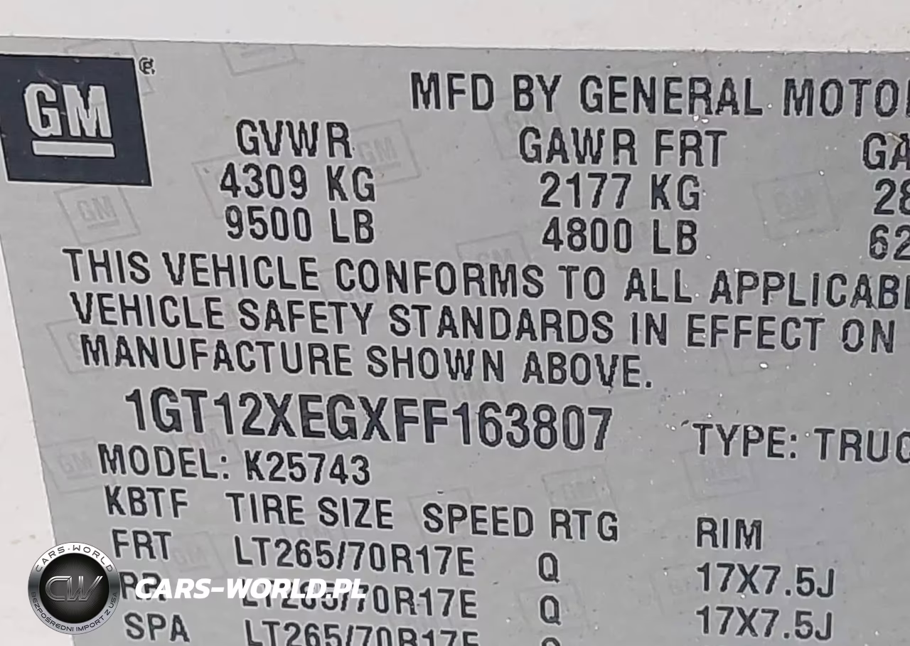 2015 GMC Sierra 2500Hd VIN:1GT12XEGXFF163807 - 9