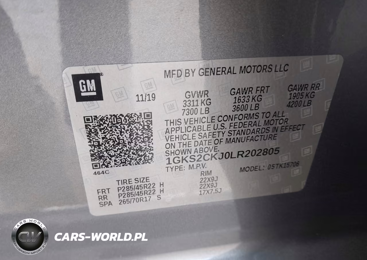 2020 GMC Yukon 4Wd Denali VIN:1GKS2CKJ0LR202805 - 9