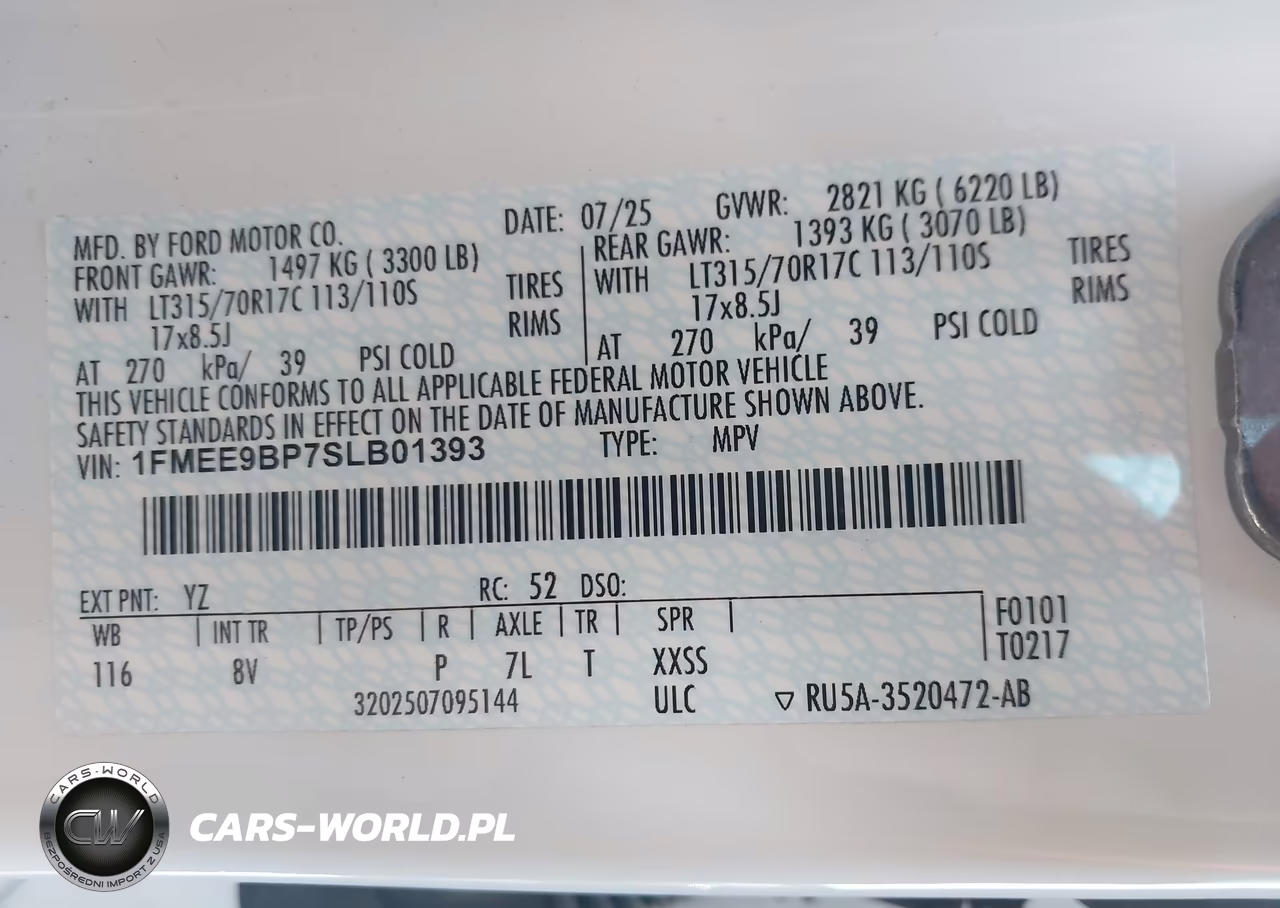 2025 Ford Bronco Badlands VIN:1FMEE9BP7SLB01393 - 9