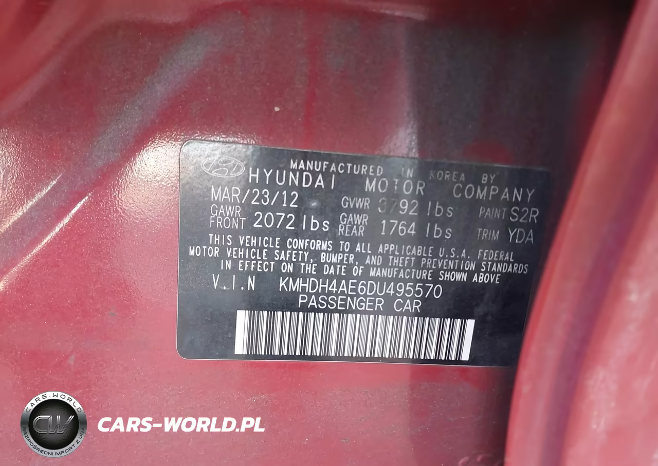 2013 Hyundai Elantra Gls-Limited VIN:KMHDH4AE6DU495570 - 9