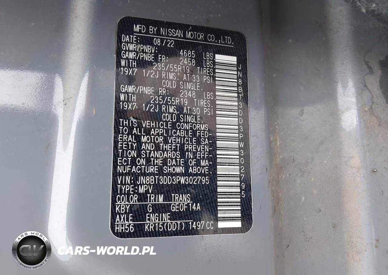 2023 Nissan Rogue Platinum Intelligent Awd VIN:JN8BT3DD3PW302795 - 9
