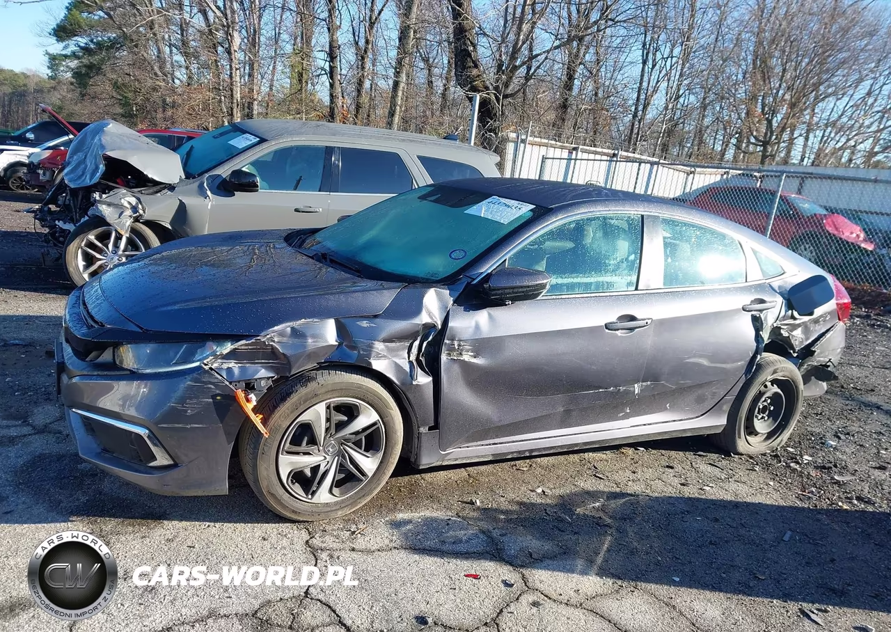 2019 Honda Civic Lx VIN:19XFC2F66KE200335 - 14
