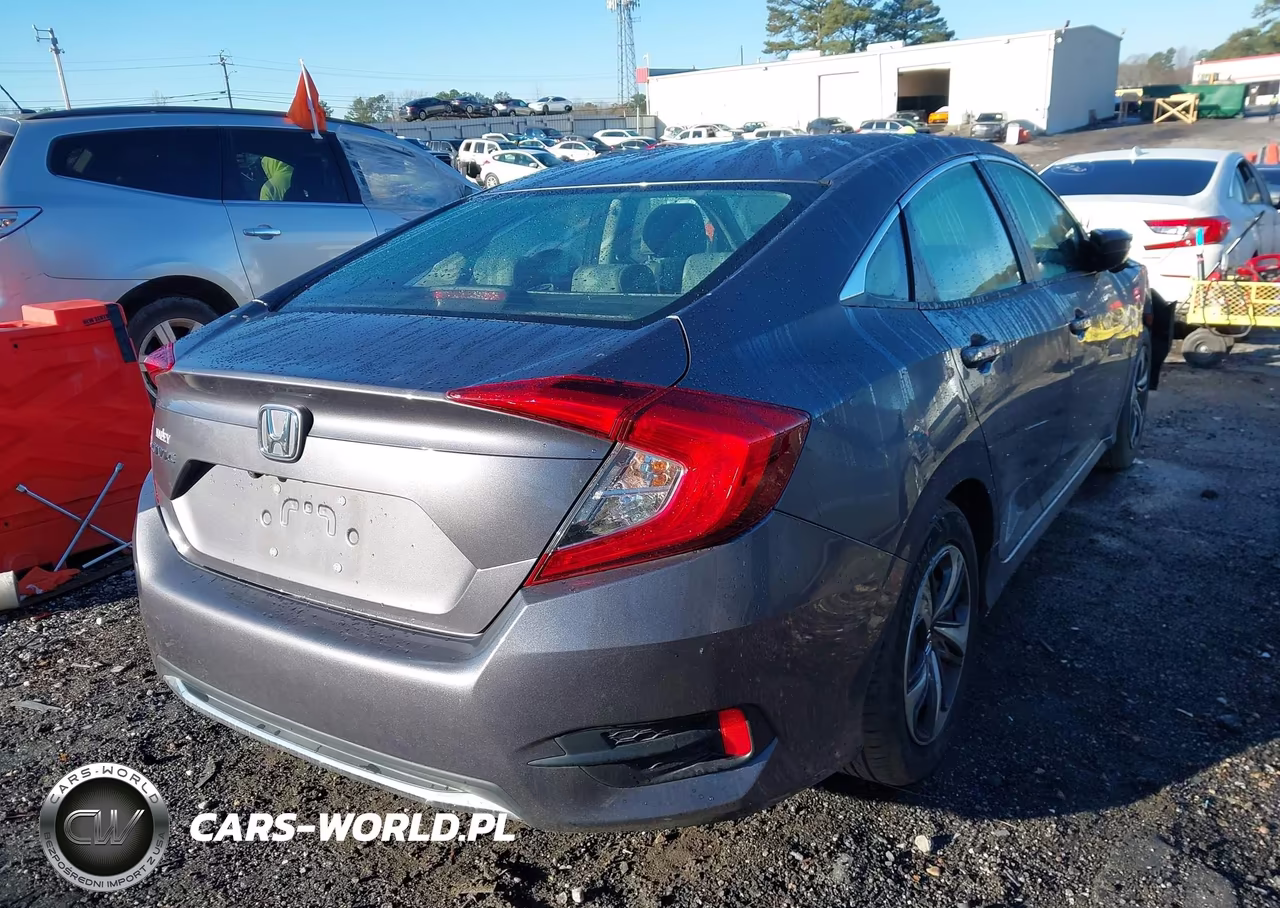 2019 Honda Civic Lx VIN:19XFC2F66KE200335 - 4