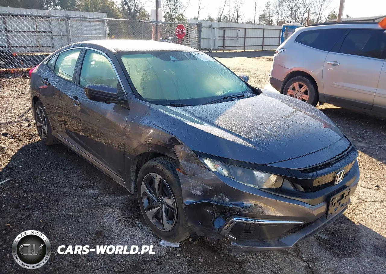 2019 Honda Civic Lx VIN:19XFC2F66KE200335 - 6