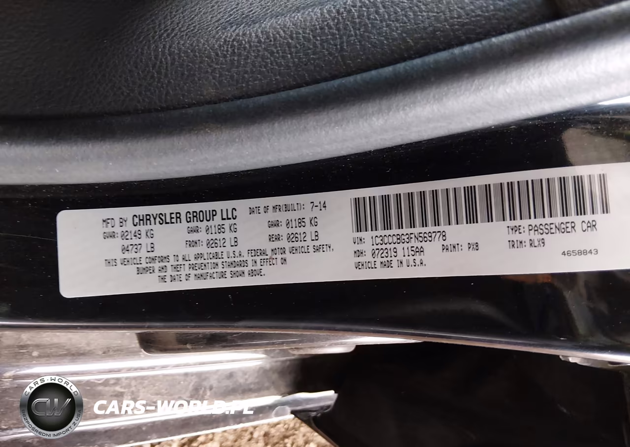 2015 Chrysler 200 S VIN:1C3CCCBG3FN569778 - 9