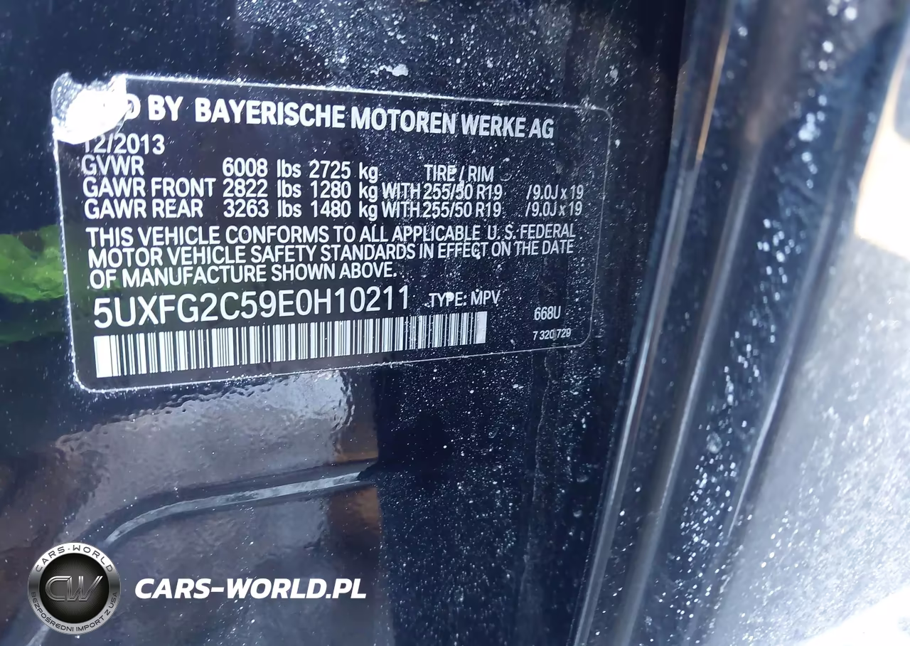 2014 BMW X6 xDrive35I VIN:5UXFG2C59E0H10211 - 9