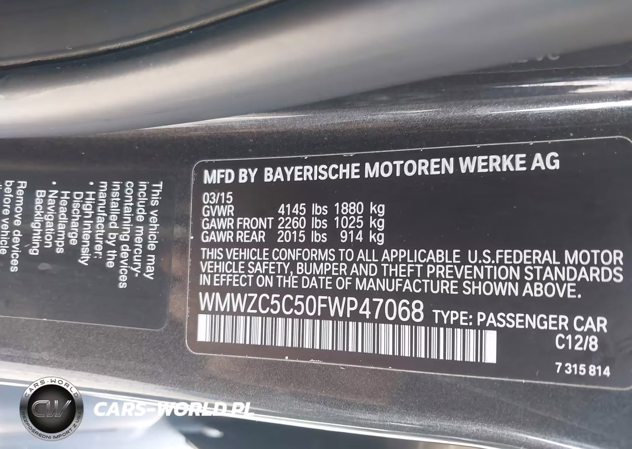 2015 Mini Countryman Cooper S VIN:WMWZC5C50FWP47068 - 9