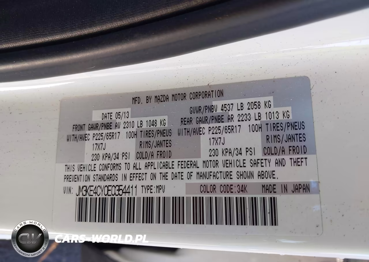 2014 Mazda Cx-5 Touring VIN:JM3KE4CY0E0354411 - 9