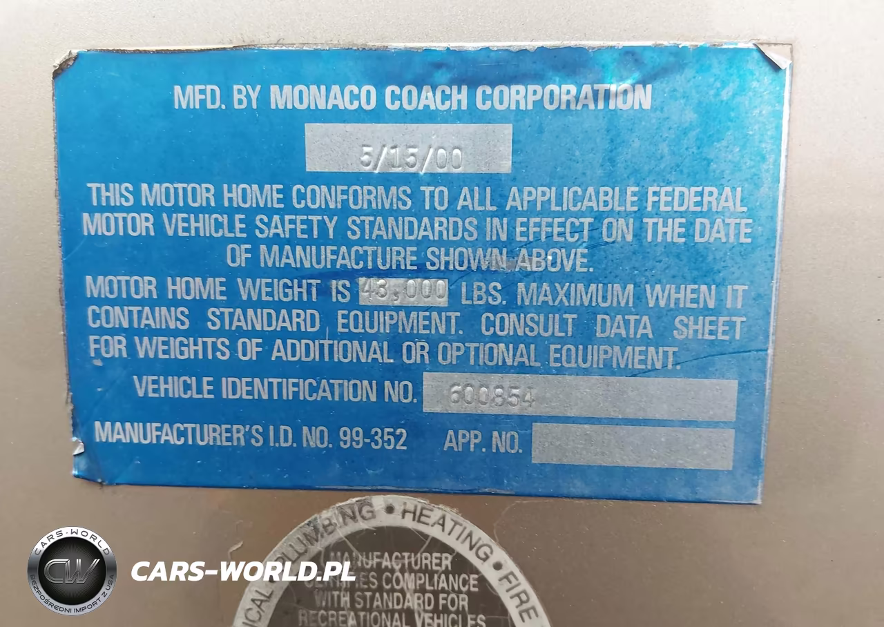 2001 Roadmaster Rail Executive Signature VIN:1RF12061911010691 - 9