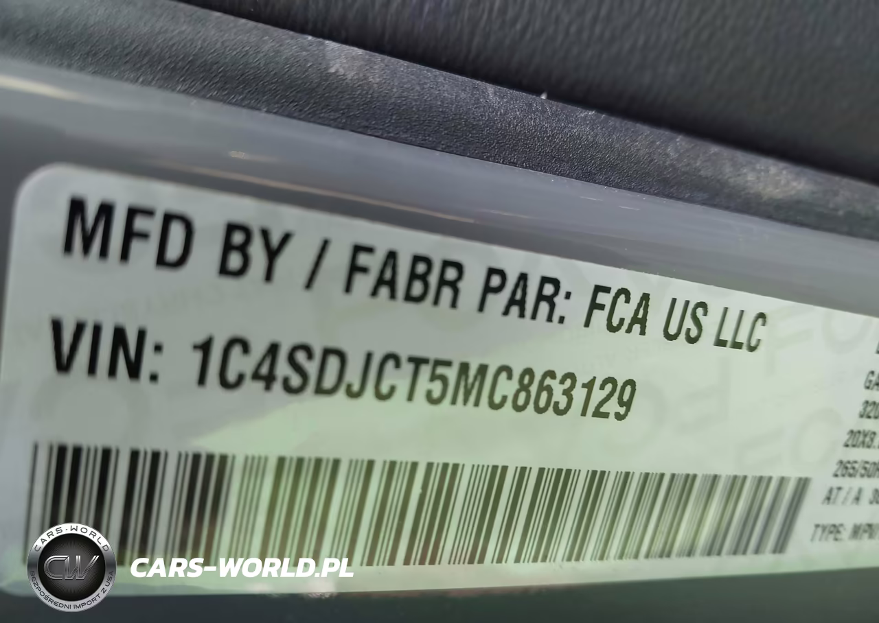 2021 Dodge Durango R-T VIN:1C4SDJCT5MC863129 - 9