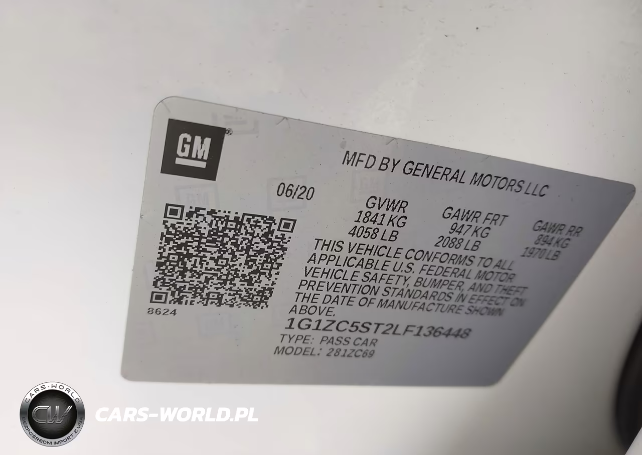 2020 Chevrolet Malibu Fwd 1Fl VIN:1G1ZC5ST2LF136448 - 9