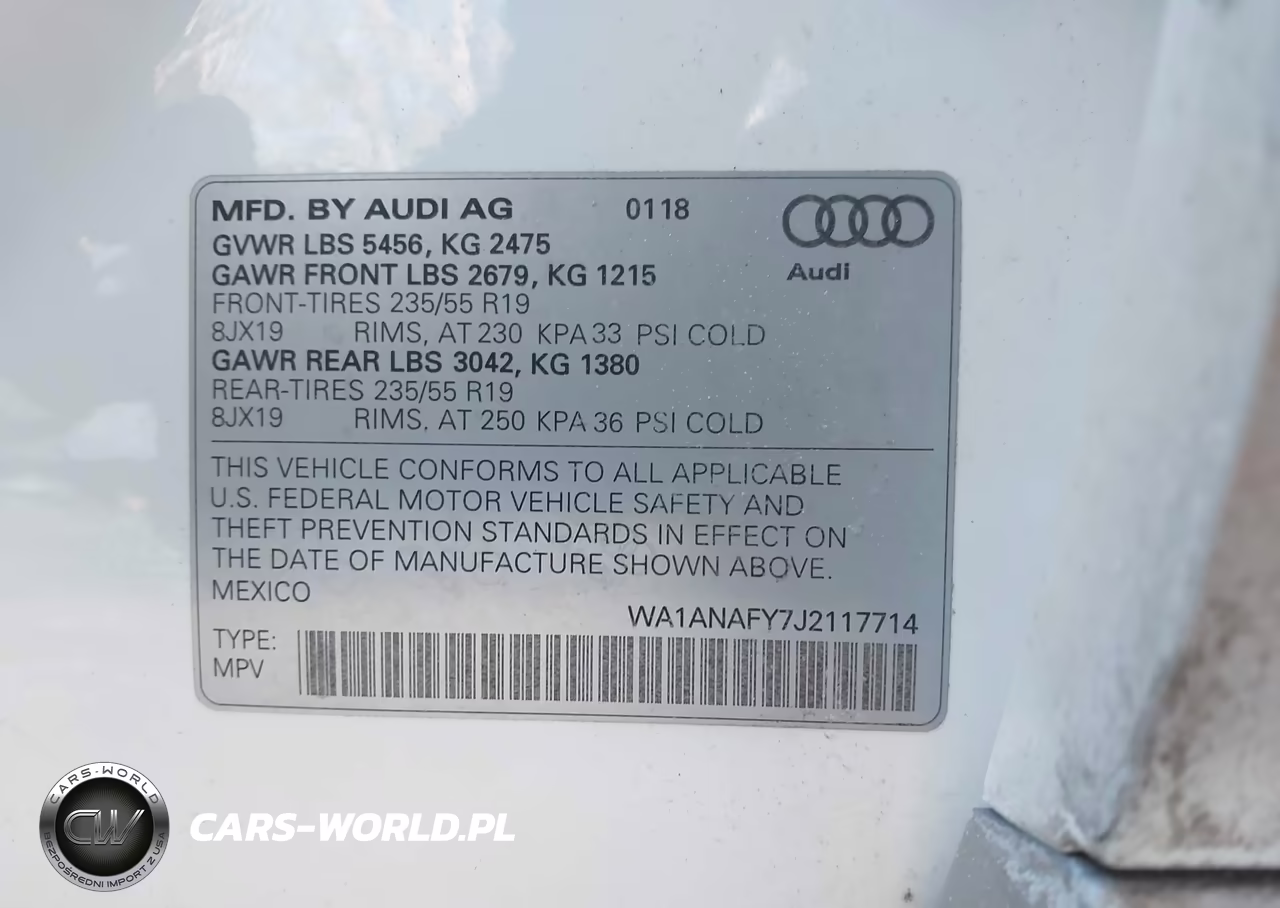2018 Audi Q5 2.0T Premium-2.0T Tech Premium VIN:WA1ANAFY7J2117714 - 9