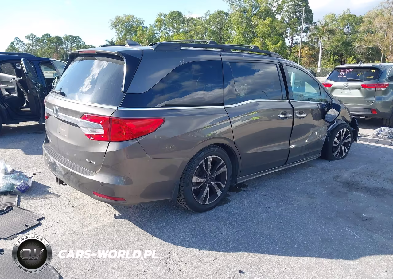 2018 Honda Odyssey Elite VIN:5FNRL6H9XJB065784 - 4