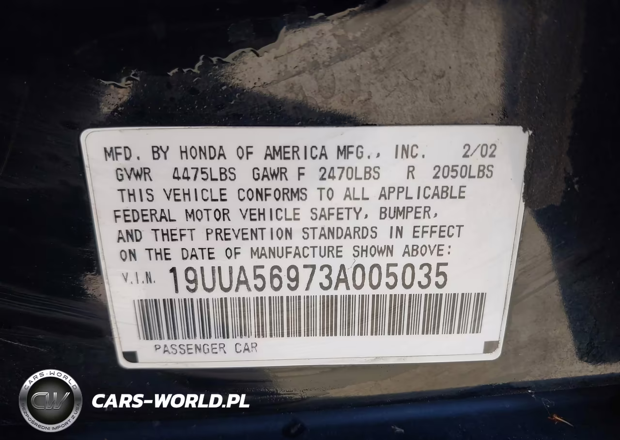 2003 Acura Tl 3.2 Type S VIN:19UUA56973A005035 - 9