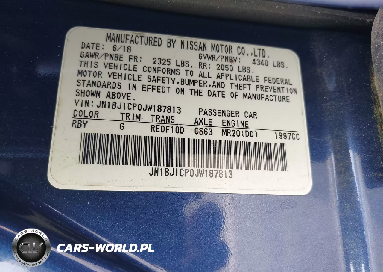 2018 Nissan Rogue Sport S VIN:JN1BJ1CP0JW187813 - 9