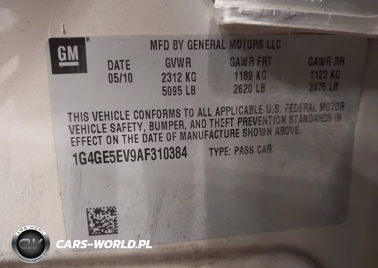 2010 Buick Lacrosse Cxs VIN:1G4GE5EV9AF310384 - 9