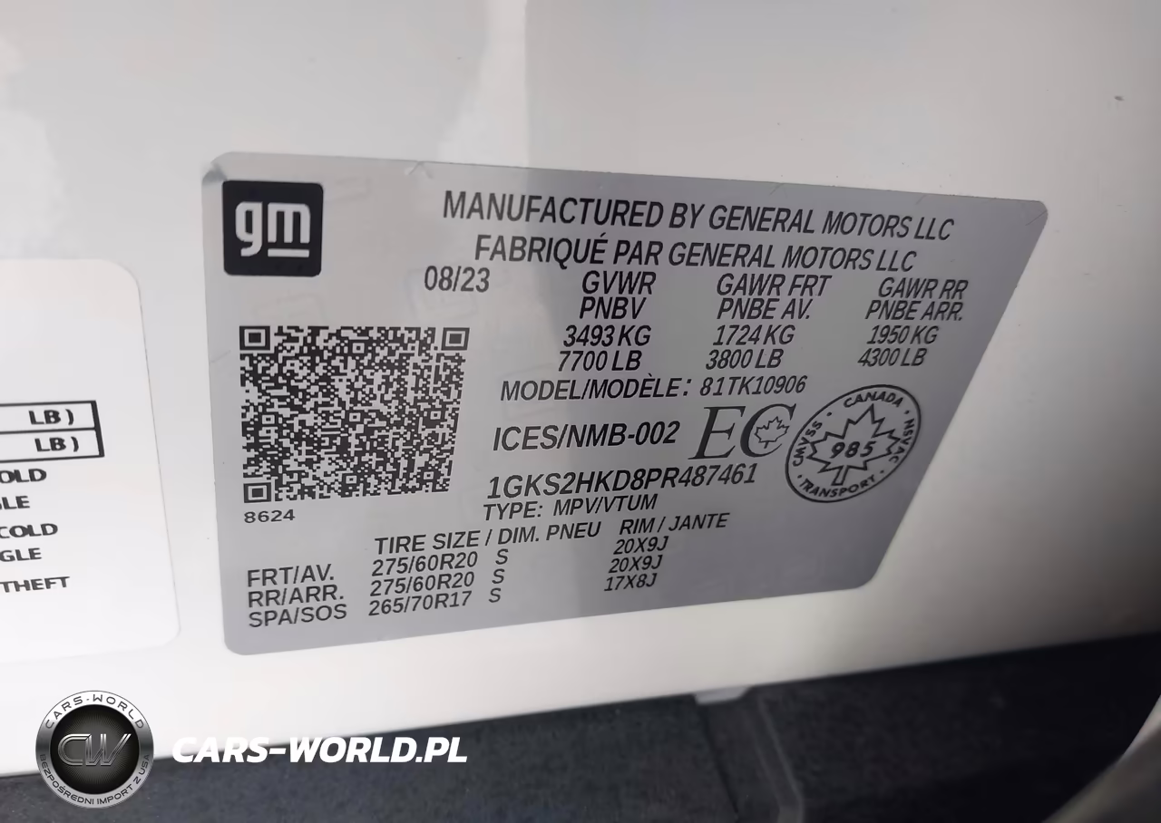 2023 GMC Yukon Xl At4 VIN:1GKS2HKD8PR487461 - 9