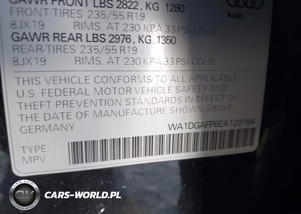 2014 Audi Q5 3.0T Premium Plus VIN:WA1DGAFP6EA129184 - 9