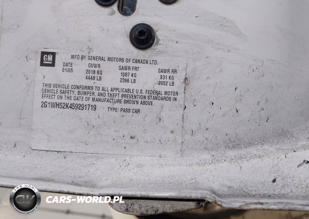 2005 Chevrolet Impala Ls VIN:2G1WH52K459291719 - 9