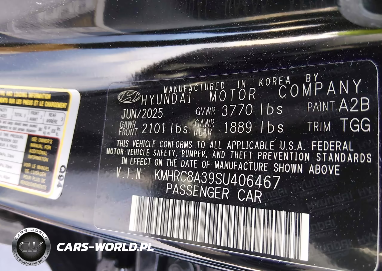 2025 Hyundai Venue Sel VIN:KMHRC8A39SU406467 - 9