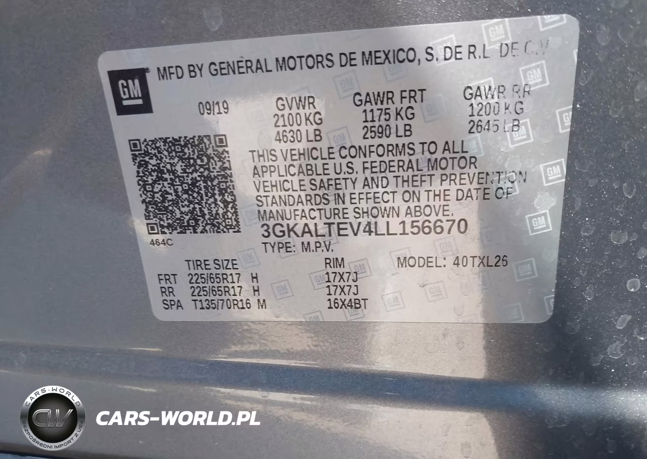 2020 GMC Terrain Sle VIN:3GKALTEV4LL156670 - 9