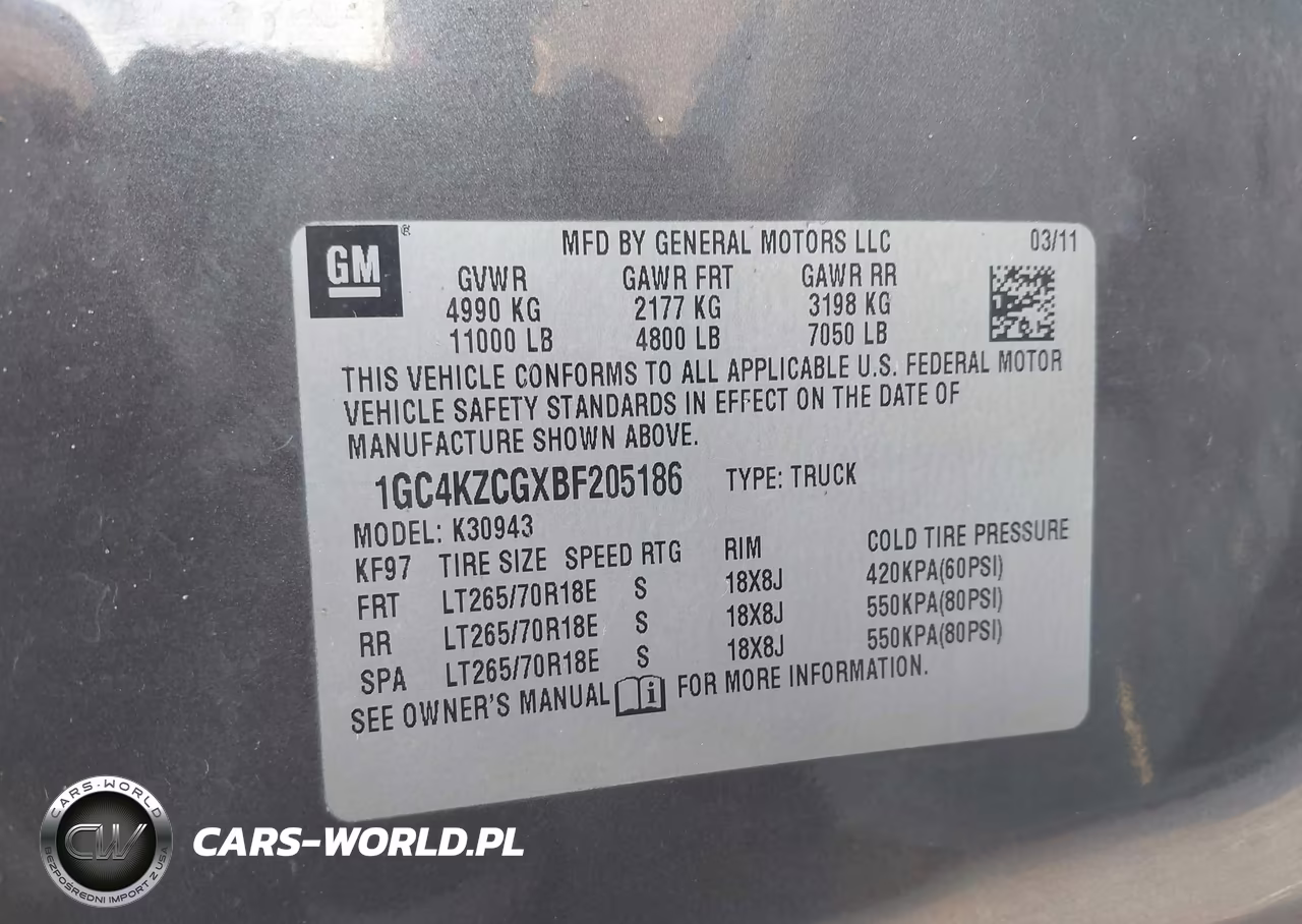 2011 Chevrolet Silverado 3500Hd Work Truck VIN:1GC4KZCGXBF205186 - 8