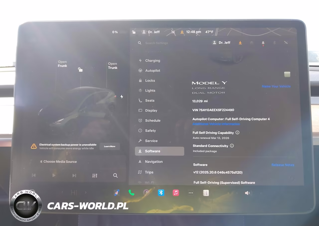 2025 Tesla Model Y Long Range Dual Motor All-Wheel Drive VIN:7SAYGAEEXSF224490 - 14