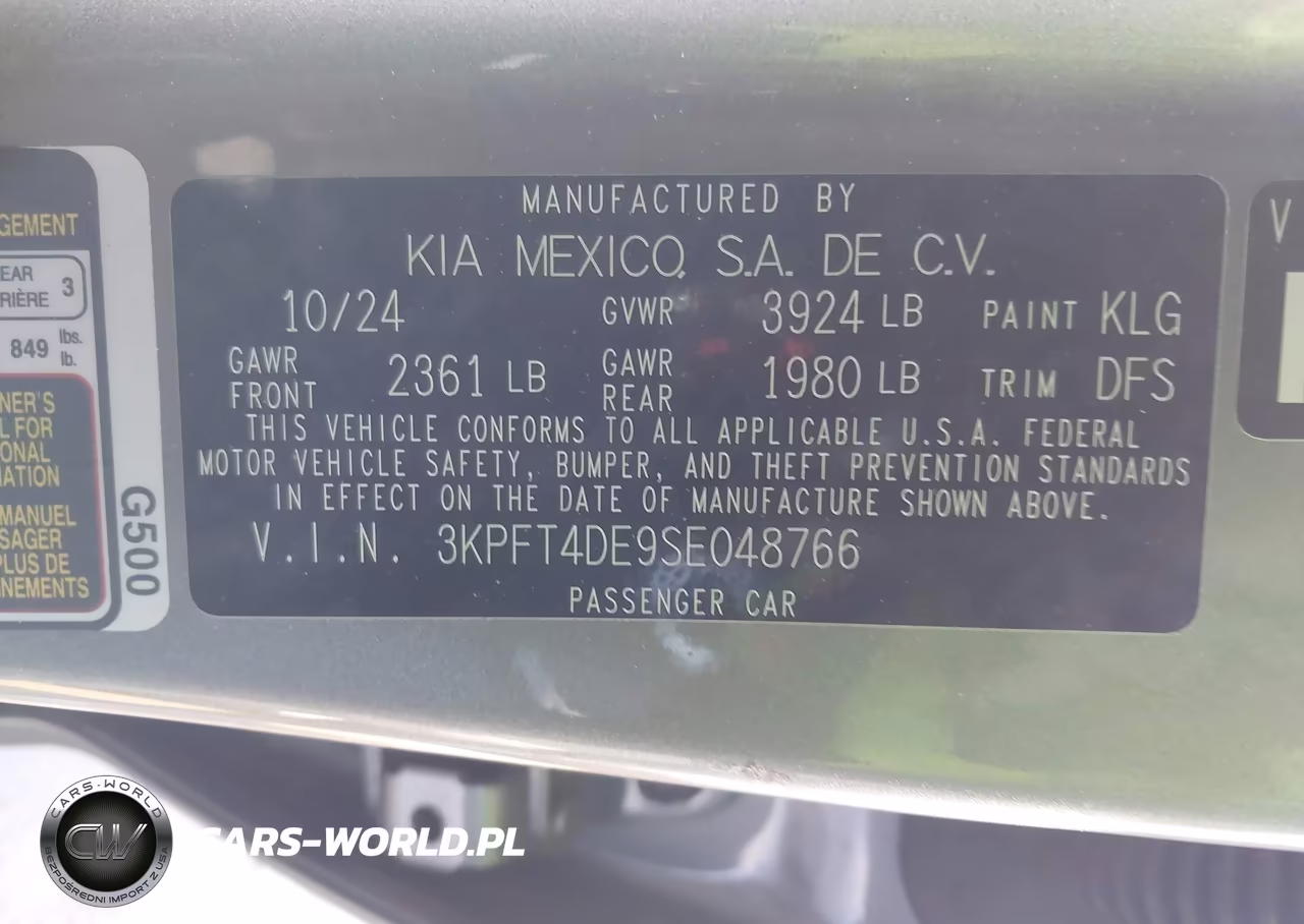 2025 Kia K4 Lxs VIN:3KPFT4DE9SE048766 - 9