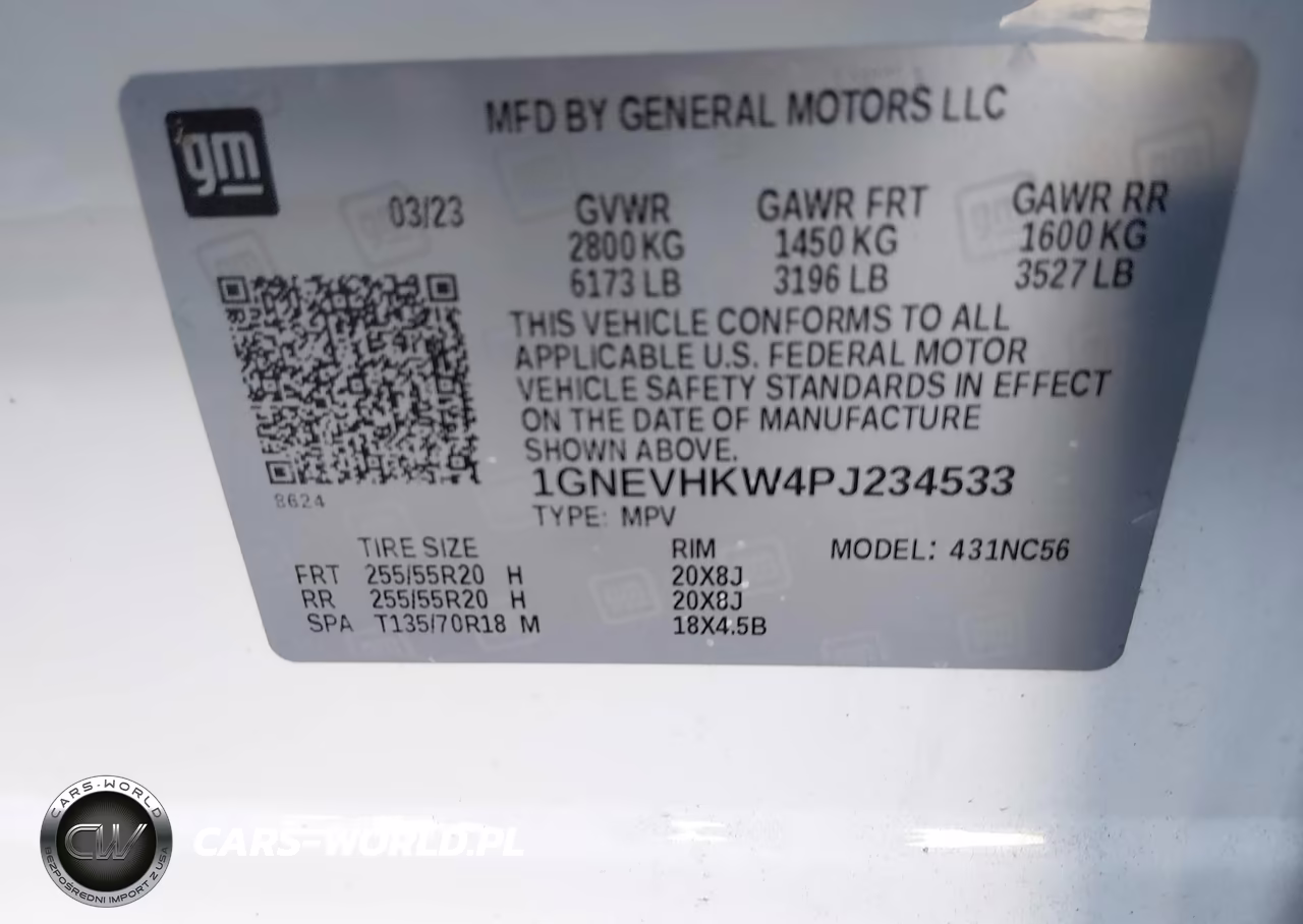 2023 Chevrolet Traverse Awd Lt Leather VIN:1GNEVHKW4PJ234533 - 9