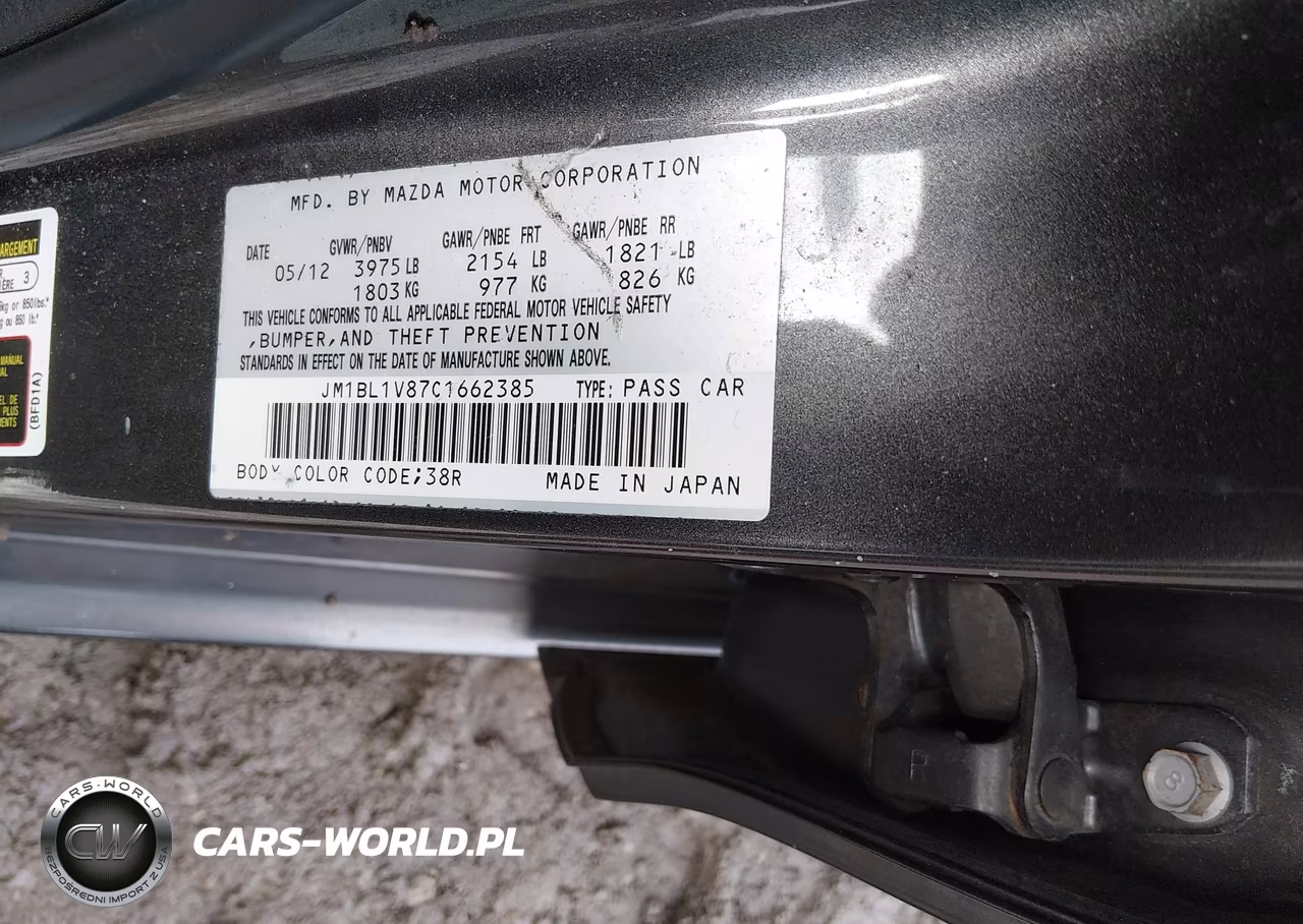 2012 Mazda Mazda3 I Touring VIN:JM1BL1V87C1662385 - 9