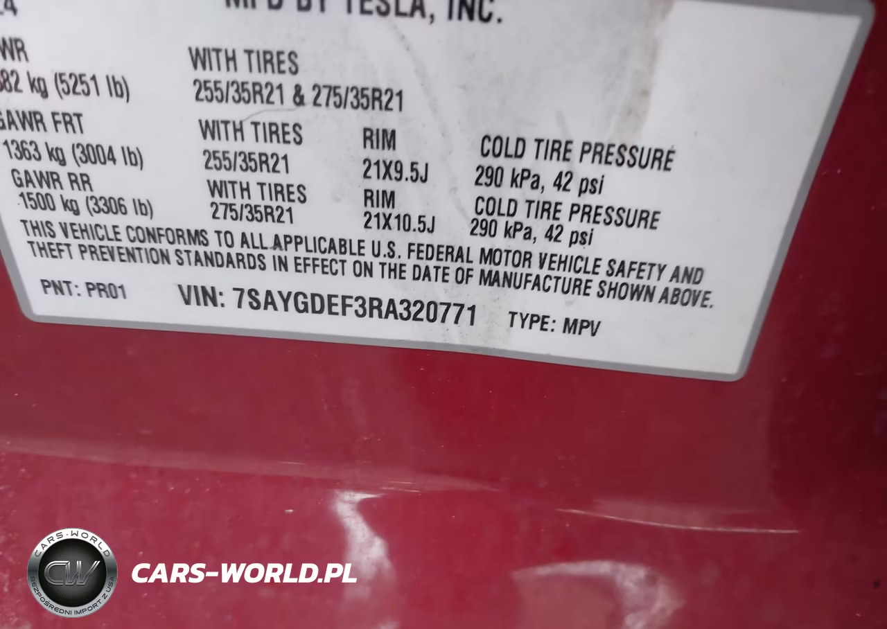 2024 Tesla Model Y Performance Dual Motor All-Wheel Drive VIN:7SAYGDEF3RA320771 - 9