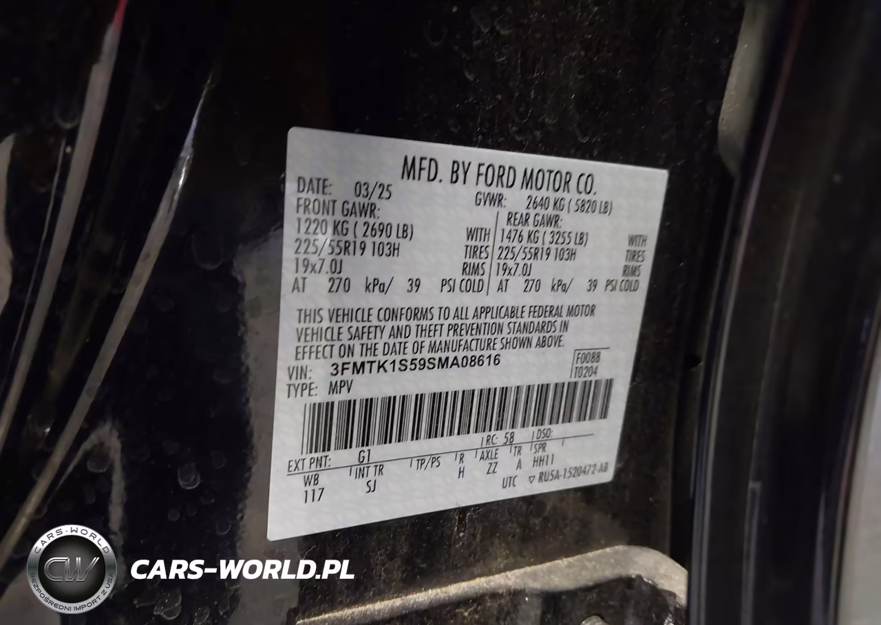 2025 Ford Mustang Mach-E Select VIN:3FMTK1S59SMA08616 - 9