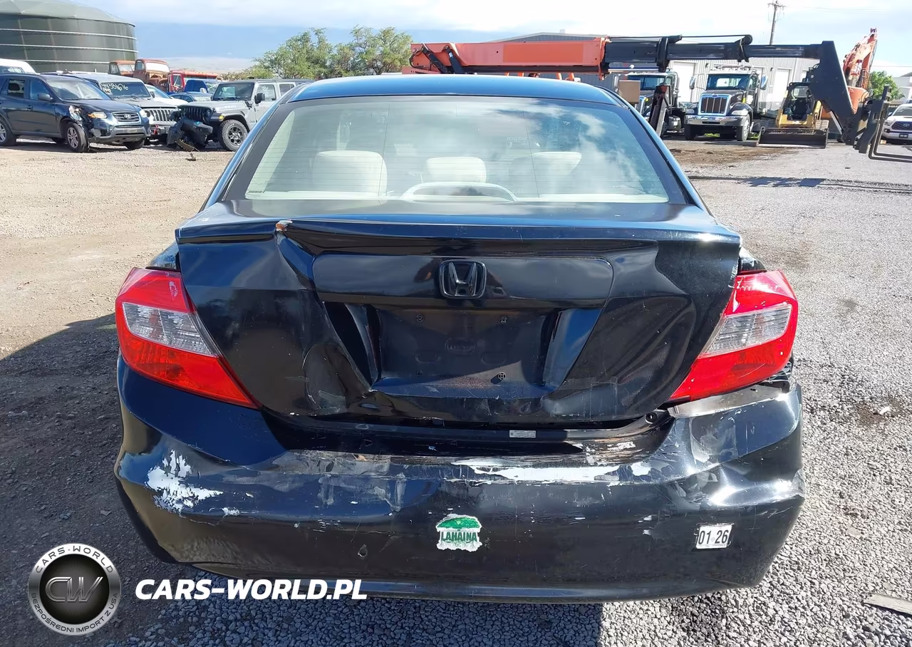 2012 Honda Civic Lx VIN:2HGFB2F56CH604138 - 6