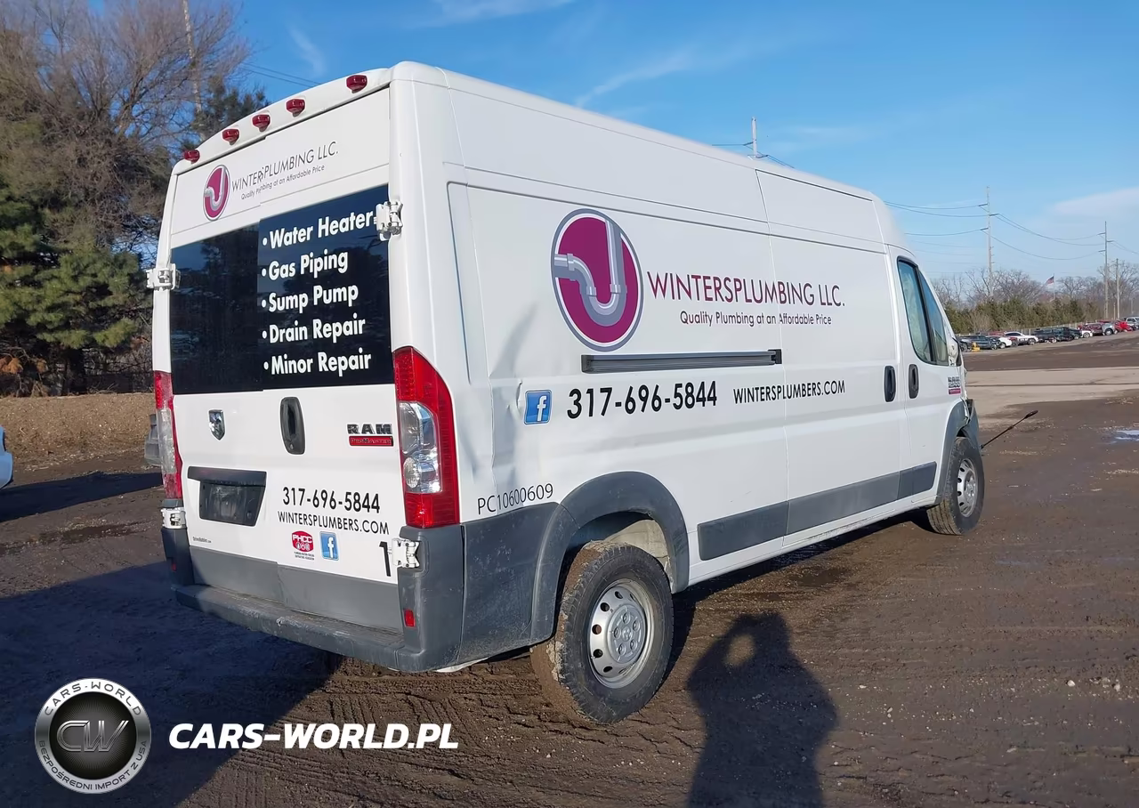 2017 Ram Promaster 2500 High Roof 159 Wb VIN:3C6TRVDG1HE503327 - 4