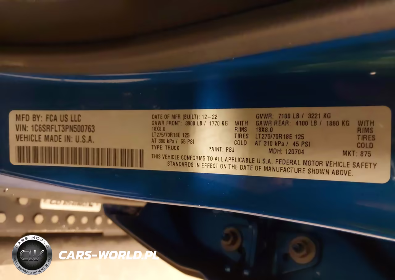2023 Ram 1500 Rebel 4X4 5'7 Box VIN:1C6SRFLT3PN500763 - 9