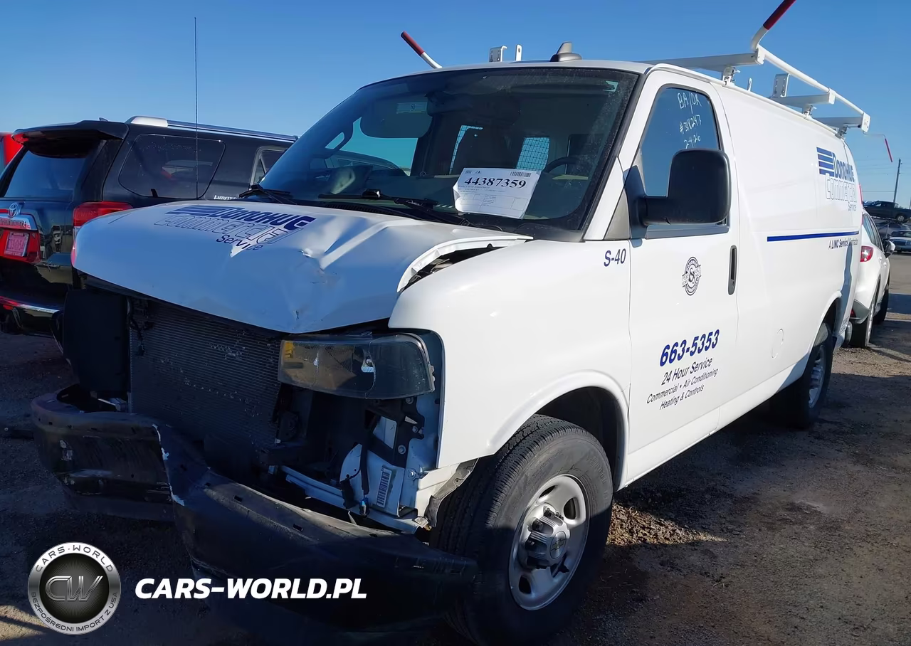2023 Chevrolet Express Cargo Rwd 2500 Regular Wheelbase Wt VIN:1GCWGAFP3P1184922 - 2