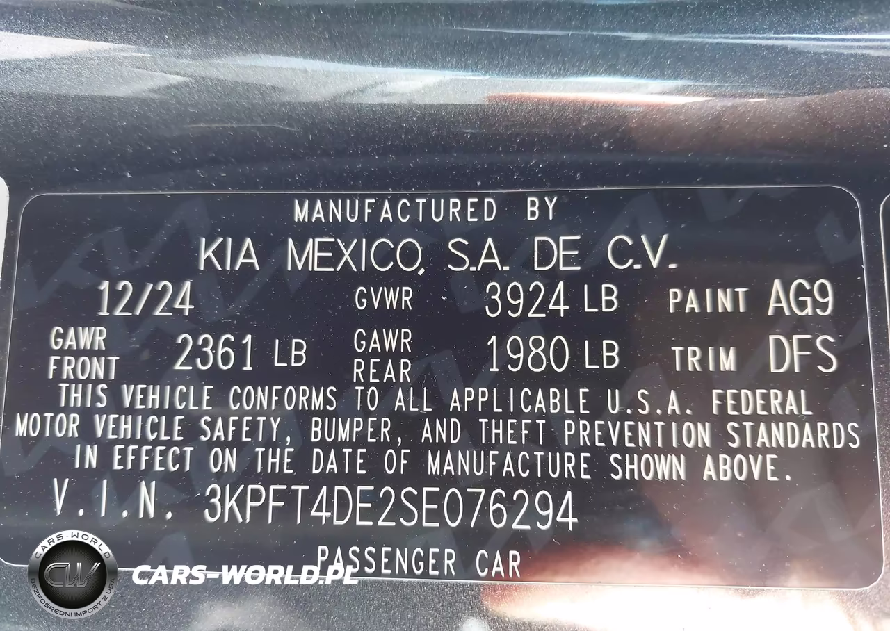 2025 Kia K4 Lx VIN:3KPFT4DE2SE076294 - 9