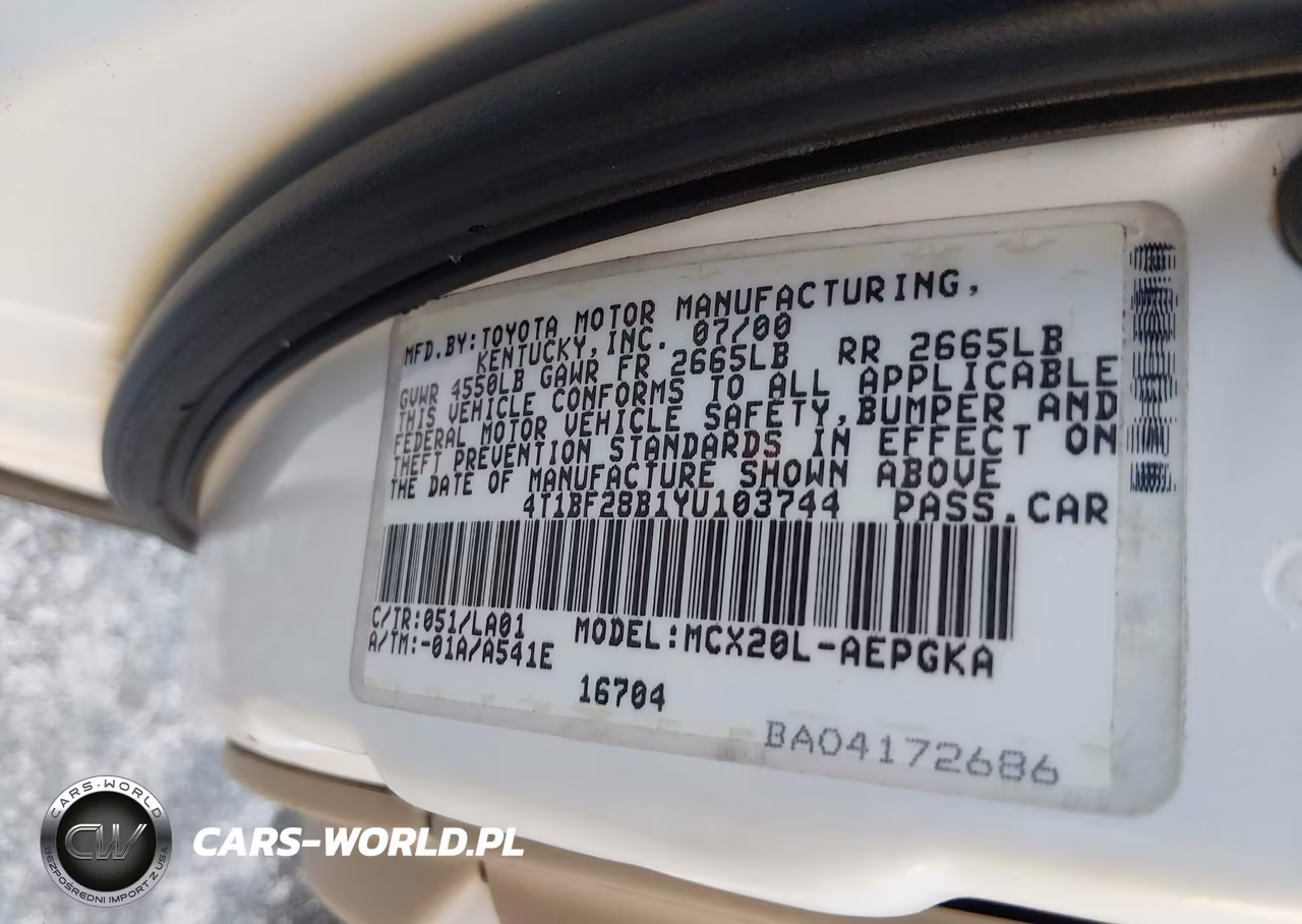 2000 Toyota Avalon Xls VIN:4T1BF28B1YU103744 - 9