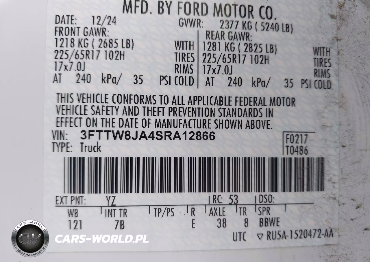 2025 Ford Maverick Xlt VIN:3FTTW8JA4SRA12866 - 9