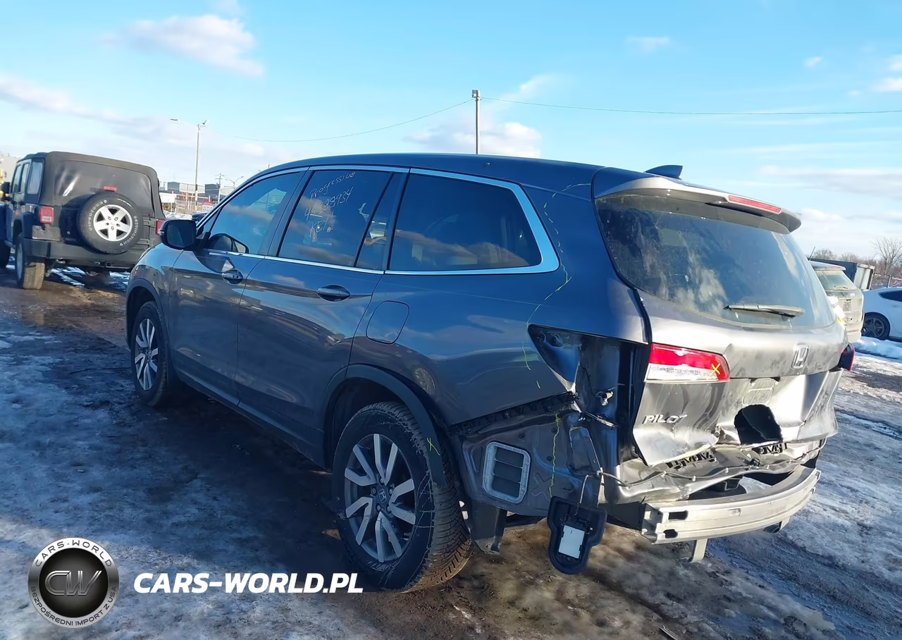 2021 Honda Pilot 2Wd Ex-L VIN:5FNYF5H57MB008991 - 3
