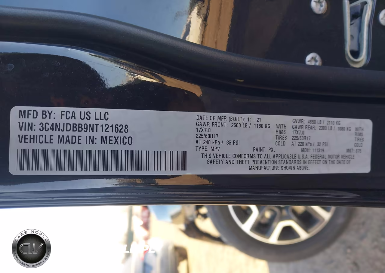 2022 Jeep Compass Latitude 4X4 VIN:3C4NJDBB9NT121628 - 9