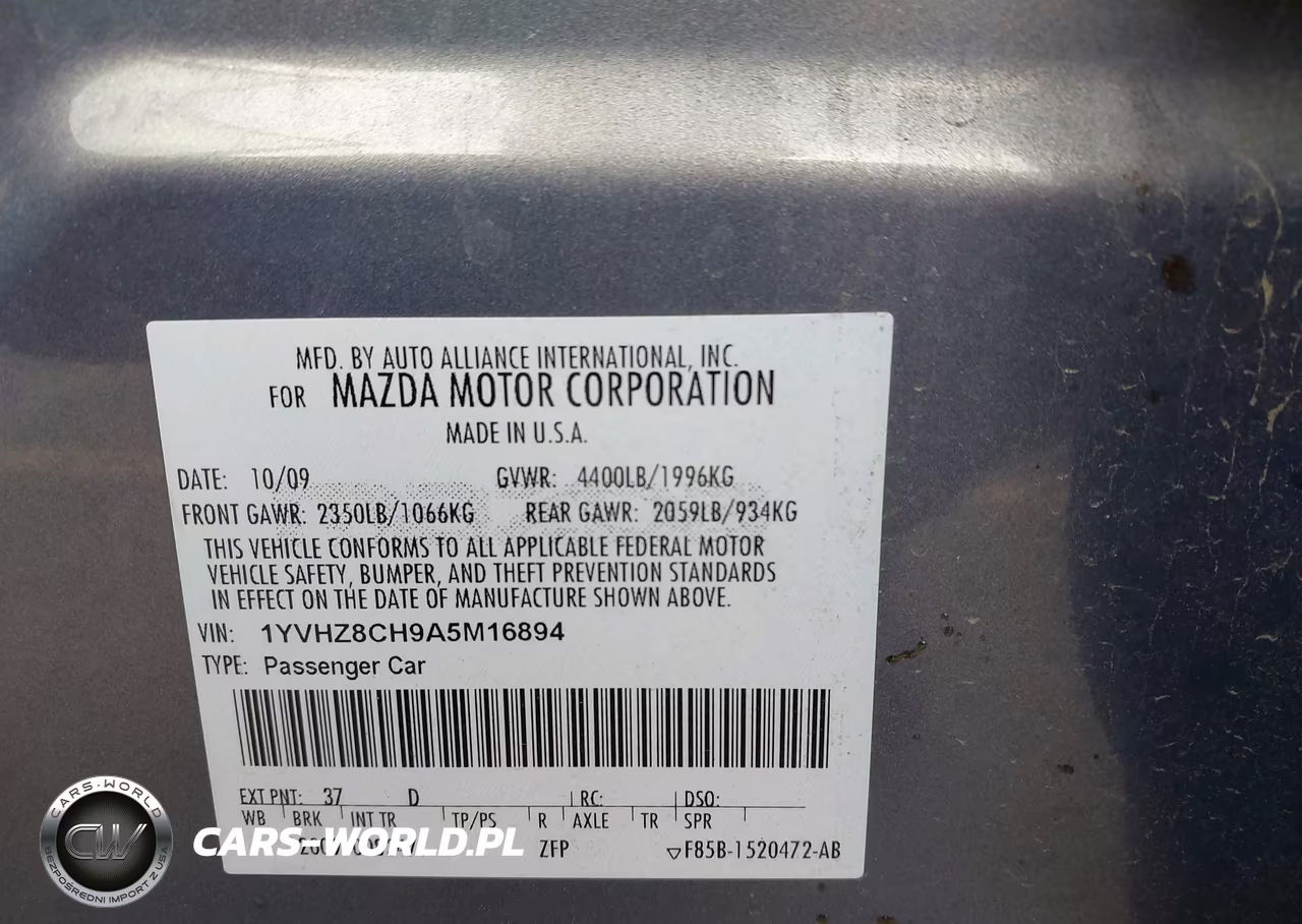 2010 Mazda Mazda6 I Touring VIN:1YVHZ8CH9A5M16894 - 9